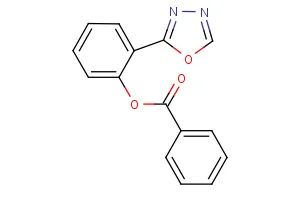 2-(1,3,4-oxadiazol-2-yl)phenyl benzenecarboxylate