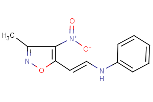 N-[2-(3-methyl-4-nitro-5-isoxazolyl)vinyl]aniline