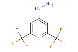 4-hydrazinyl-2,6-bis(trifluoromethyl)pyridine