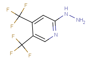 2-hydrazino-4,5-bis(trifluoromethyl)pyridine