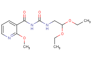 N-(2,2-diethoxyethyl)-N’-[(2-methoxy-3-pyridinyl)carbonyl]urea
