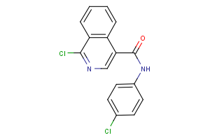 1-chloro-N-(4-chlorophenyl)-4-isoquinolinecarboxamide