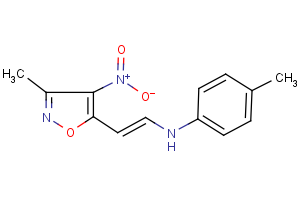 N-[2-(3-methyl-4-nitro-5-isoxazolyl)vinyl]-N-(4-methylphenyl)amine