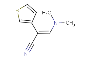 3-(dimethylamino)-2-(3-thienyl)acrylonitrile