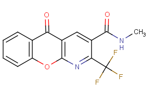 N-methyl-5-oxo-2-(trifluoromethyl)-5H-chromeno[2,3-b]pyridine-3-carboxamide