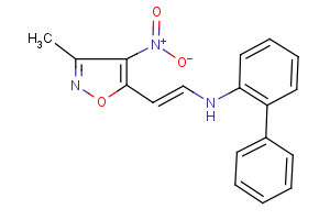 N-[2-(3-methyl-4-nitro-5-isoxazolyl)vinyl][1,1′-biphenyl]-2-amine