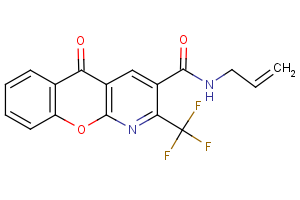 N-allyl-5-oxo-2-(trifluoromethyl)-5H-chromeno[2,3-b]pyridine-3-carboxamide
