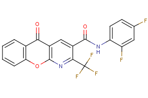 N-(2,4-difluorophenyl)-5-oxo-2-(trifluoromethyl)-5H-chromeno[2,3-b]pyridine-3-carboxamide