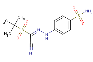 4-{2-[(tert-butylsulfonyl)(cyano)methylene]hydrazino}benzenesulfonamide