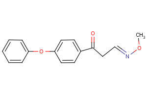 3-oxo-3-(4-phenoxyphenyl)propanal O-methyloxime