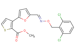 methyl 3-[5-({[(2,6-dichlorobenzyl)oxy]imino}methyl)-2-furyl]-2-thiophenecarboxylate