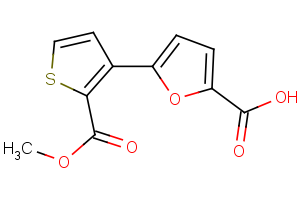 5-[2-(methoxycarbonyl)-3-thienyl]-2-furoic acid