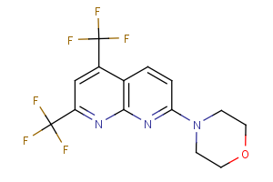7-morpholino-2,4-bis(trifluoromethyl)[1,8]naphthyridine