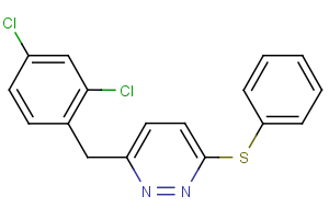3-(2,4-dichlorobenzyl)-6-(phenylsulfanyl)pyridazine