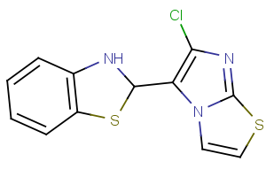 2-(6-chloroimidazo[2,1-b][1,3]thiazol-5-yl)-2,3-dihydro-1,3-benzothiazole