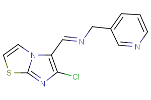 N-[(6-chloroimidazo[2,1-b][1,3]thiazol-5-yl)methylene](3-pyridinyl)methanamine