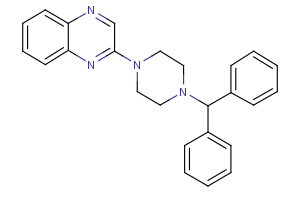 2-(4-benzhydrylpiperazino)quinoxaline