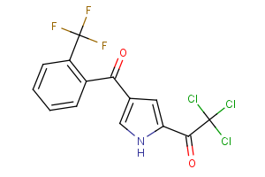 2,2,2-trichloro-1-{4-[2-(trifluoromethyl)benzoyl]-1H-pyrrol-2-yl}-1-ethanone