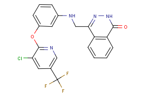4-[(3-{[3-chloro-5-(trifluoromethyl)-2-pyridinyl]oxy}anilino)methyl]-1(2H)-phthalazinone