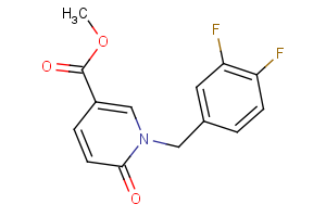methyl 1-(3,4-difluorobenzyl)-6-oxo-1,6-dihydro-3-pyridinecarboxylate