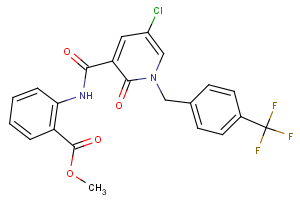 methyl 2-[({5-chloro-2-oxo-1-[4-(trifluoromethyl)benzyl]-1,2-dihydro-3-pyridinyl}carbonyl)amino]benzenecarboxylate
