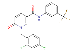 1-(2,4-dichlorobenzyl)-6-oxo-N-[3-(trifluoromethyl)phenyl]-1,6-dihydro-3-pyridinecarboxamide