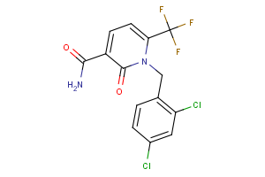 1-(2,4-dichlorobenzyl)-2-oxo-6-(trifluoromethyl)-1,2-dihydro-3-pyridinecarboxamide