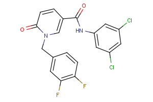 N-(3,5-dichlorophenyl)-1-(3,4-difluorobenzyl)-6-oxo-1,6-dihydro-3-pyridinecarboxamide