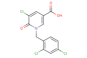5-Chloro-1-(2,4-dichlorobenzyl)-6-oxo-1,6- dihydro-3-pyridinecarboxylic acid