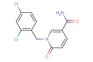 1-(2,4-dichlorobenzyl)-6-oxo-1,6-dihydro-3-pyridinecarboxamide