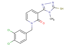 1-(3,4-dichlorobenzyl)-3-(4-methyl-5-sulfanyl-4H-1,2,4-triazol-3-yl)-2(1H)-pyridinone