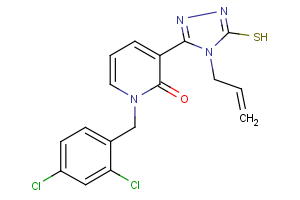 3-(4-allyl-5-sulfanyl-4H-1,2,4-triazol-3-yl)-1-(2,4-dichlorobenzyl)-2(1H)-pyridinone