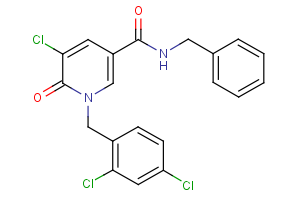 N-benzyl-5-chloro-1-(2,4-dichlorobenzyl)-6-oxo-1,6-dihydro-3-pyridinecarboxamide