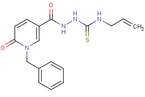 N-allyl-2-[(1-benzyl-6-oxo-1,6-dihydro-3-pyridinyl)carbonyl]-1-hydrazinecarbothioamide