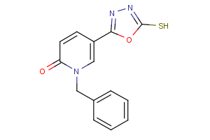 1-benzyl-5-(5-sulfanyl-1,3,4-oxadiazol-2-yl)-2(1H)-pyridinone