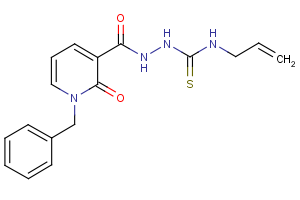 N-allyl-2-[(1-benzyl-2-oxo-1,2-dihydro-3-pyridinyl)carbonyl]-1-hydrazinecarbothioamide