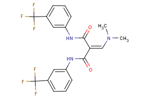 2-[(dimethylamino)methylene]-N~1~,N~3~-bis[3-(trifluoromethyl)phenyl]malonamide