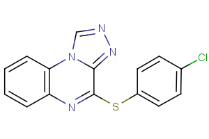 4-[(4-chlorophenyl)sulfanyl][1,2,4]triazolo[4,3-a]quinoxaline