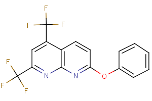 7-phenoxy-2,4-bis(trifluoromethyl)[1,8]naphthyridine