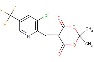 5-{[3-chloro-5-(trifluoromethyl)-2-pyridinyl]methylene}-2,2-dimethyl-1,3-dioxane-4,6-dione