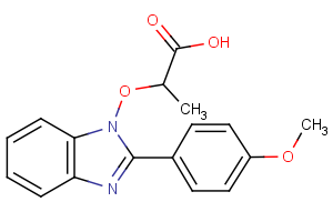 2-{[2-(4-methoxyphenyl)-1H-1,3-benzimidazol-1-yl]oxy}propanoic acid