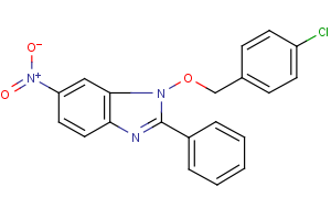 1-[(4-chlorobenzyl)oxy]-6-nitro-2-phenyl-1H-1,3-benzimidazole