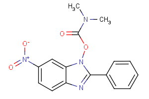 1-{[(dimethylamino)carbonyl]oxy}-6-nitro-2-phenyl-1H-1,3-benzimidazole