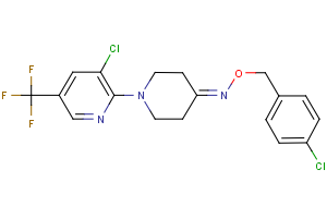 1-[3-chloro-5-(trifluoromethyl)-2-pyridinyl]tetrahydro-4(1H)-pyridinone O-(4-chlorobenzyl)oxime