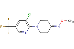 1-[3-chloro-5-(trifluoromethyl)-2-pyridinyl]tetrahydro-4(1H)-pyridinone O-methyloxime