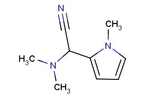 2-(dimethylamino)-2-(1-methyl-1H-pyrrol-2-yl)acetonitrile