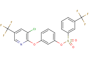 3-{[3-chloro-5-(trifluoromethyl)-2-pyridinyl]oxy}phenyl 3-(trifluoromethyl)benzenesulfonate