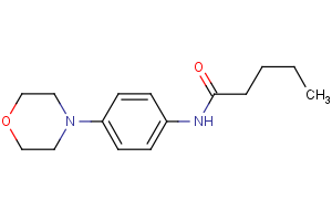 N-(4-morpholinophenyl)pentanamide