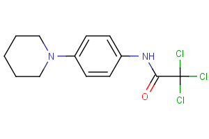 2,2,2-trichloro-N-(4-piperidinophenyl)acetamide