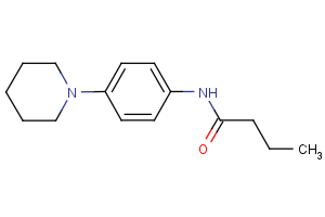 N-(4-piperidinophenyl)butanamide